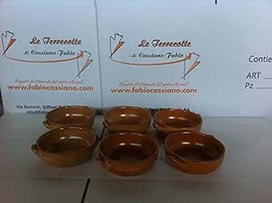 Small French Clay Baking Dishes (14cm)
