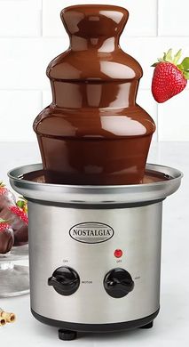 Nostalgia Stainless Steel Chocolate Fondue Fountain
