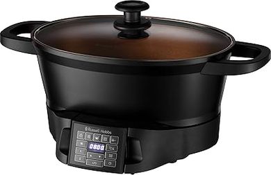 Cuiseur Multifonction Russell Hobbs 8-en-1 : Mijoteuse, Rôtissoire, 6,5L
