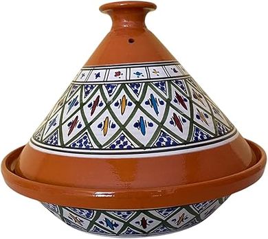 Moroccan Tajine: 32cm Premium Clay Pot with Lid
