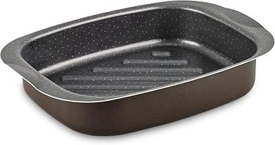 Tefal Success Roasting Pan, Aluminum, Brown (Made in France)
