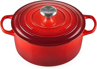 Cocotte Signature en Fonte Émaillée Cerise 24cm (4.2L)
