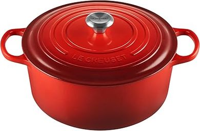 Le Creuset Signature 30cm Cherry Cast Iron Cocotte
