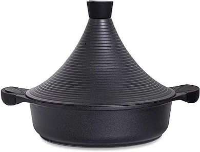 Tajine Marocaine 28cm: Couvercle auto-arrosant, antiadhésif.