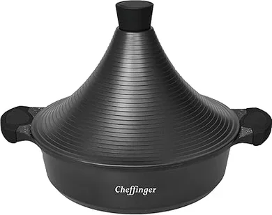 Tajine Ø32cm: Aluminum, Induction-Ready, Silicone Handles