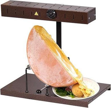 LOUIS TELLIER - Appareil à Raclette Alpage® Signature Original - Taille Adaptée pour toute Portion de Meule - 6 à 8 Personnes - Rampe Chauffante Réglable en Hauteur - 230V