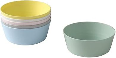 Boîtes Plastique Pastel Kalas Ikea (6 pièces)
