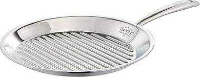 Poêle grill Academia Lagofusion 28cm inox 18/10, induction, garantie 25 ans
