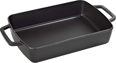 Cocotte Staub rectangulaire noire 30x20cm (3,15L)
