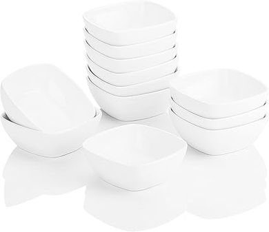 Ramequins MALACASA en porcelaine, lot de 12 (10cm)
