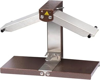 LOUIS TELLIER - Appareil à raclette Brézière® Signature Original - Taille Adaptée pour 1/4 ou 1/6 de Meule - 1 à 4 Personnes - Rampes Chauffantes Réglables - Pliable - Interrupteur de sécurité - 230V