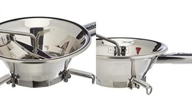 Omac Emanuel Cook Case: 2-Piece Stainless Steel Set
